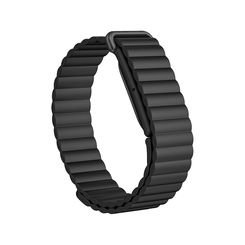 Solidra Silicon Magnetic Band for Fitbit Air - Black