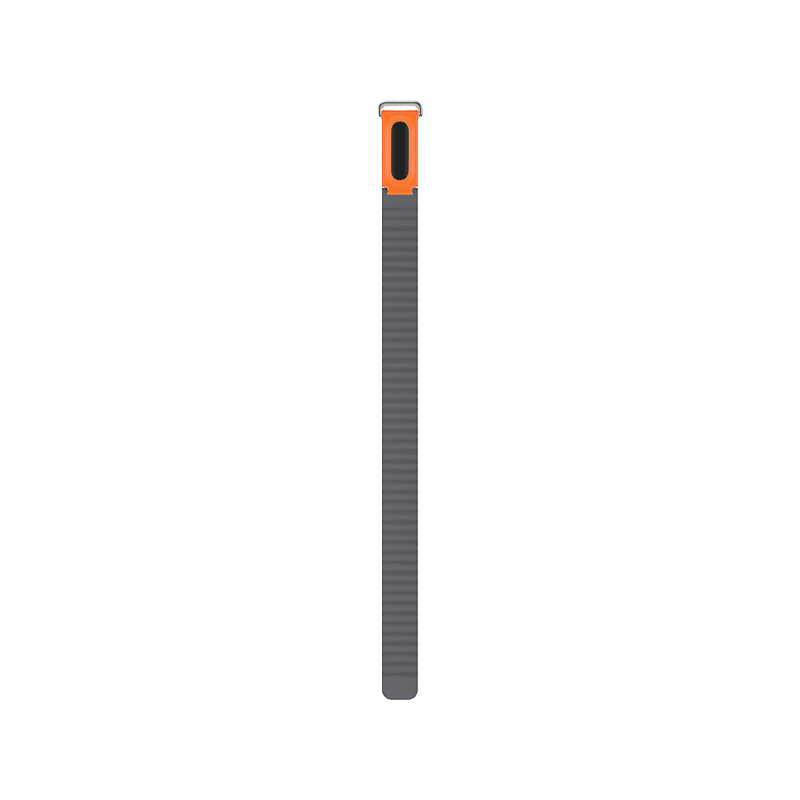 Solidra Silicon Magnetic Band for Fitbit Air - Grey + Orange