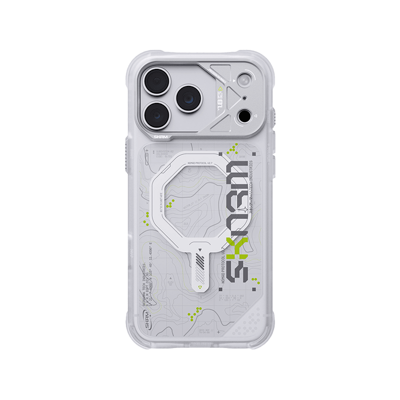 SkinArma Sonar MagSafe Case for iPhone 18 Pro - White