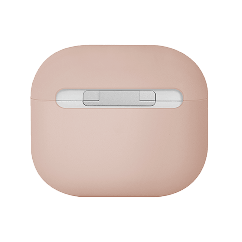 Uniq Lino Hybrid Liquid Silicon Airpods 4th Gen Case - Blush Pink