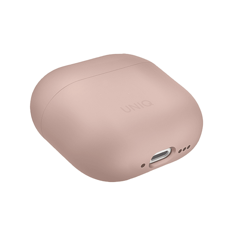Uniq Lino Hybrid Liquid Silicon Airpods 4th Gen Case - Blush Pink