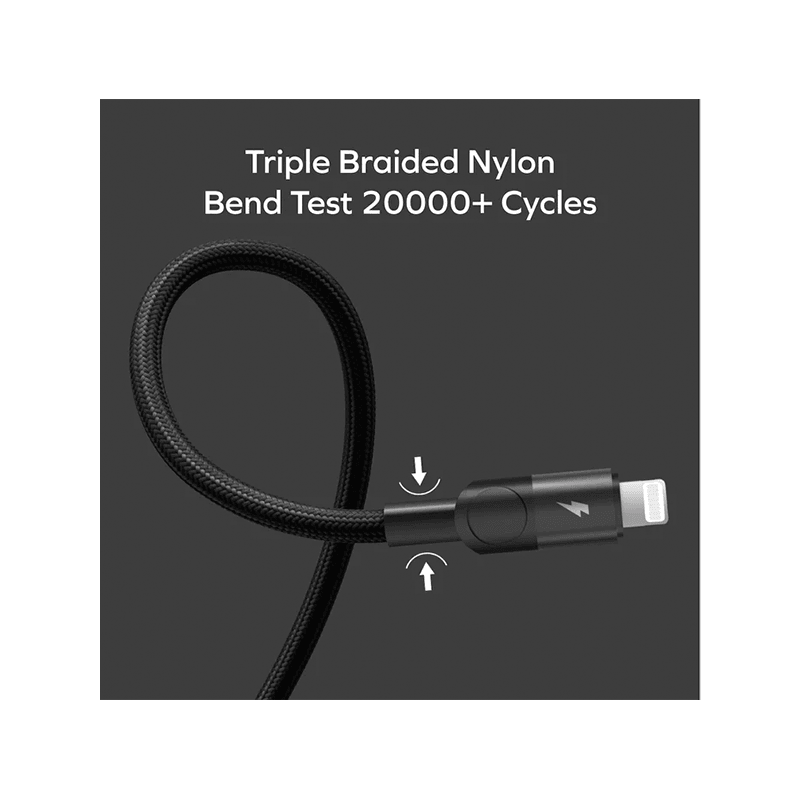Momax Mag Link USB-C to Lightning Magnetic Cable 60W 1m - Black