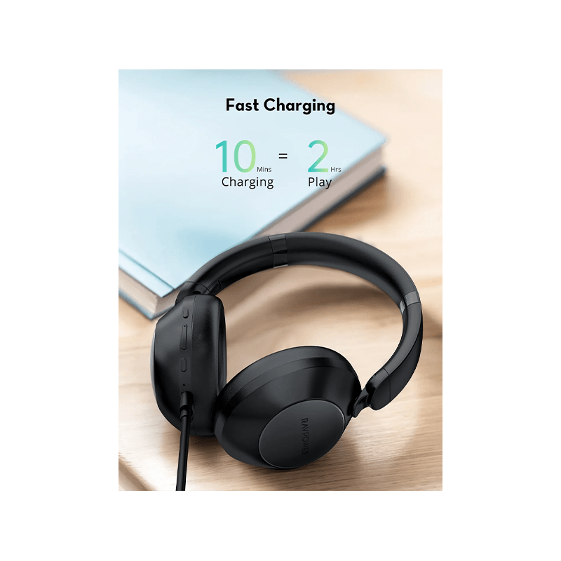 RavPower ANC Bluetooth Headphone - Black