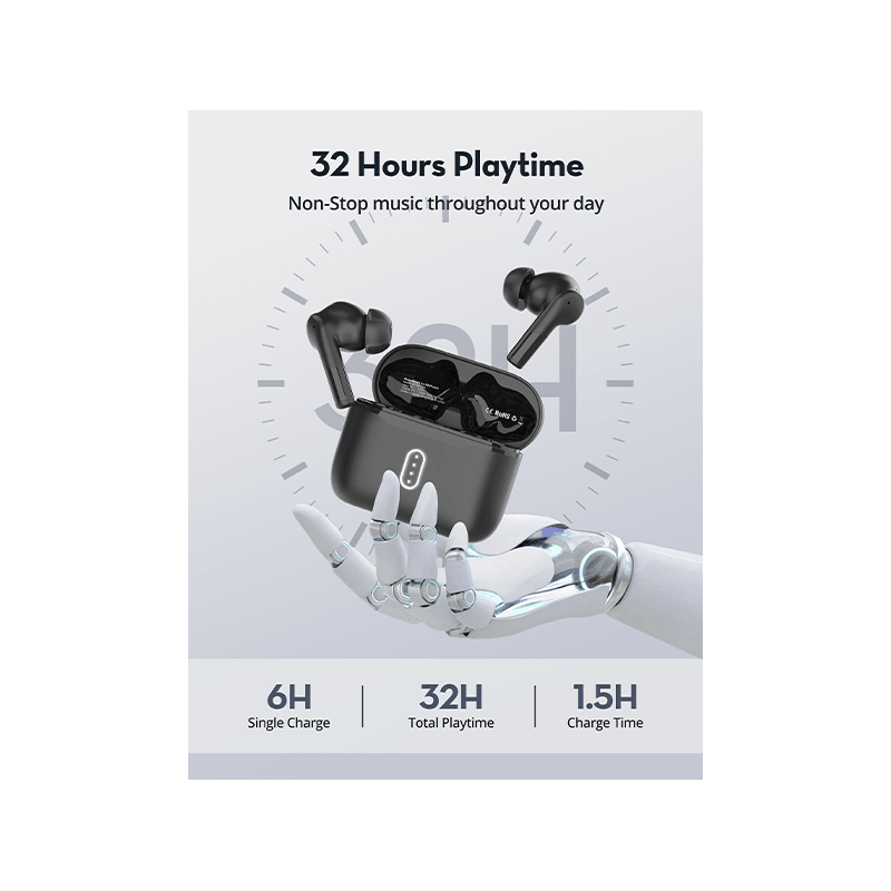 RavPower BoomBeats Earbuds - Black