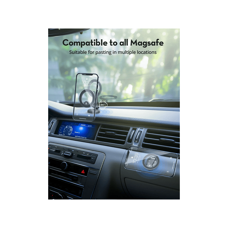 RavPower N52 Magnet Phone Holder - Black