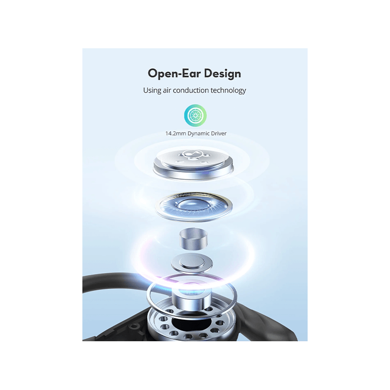 RavPower Open-Ear True Wireless Earbuds - Black