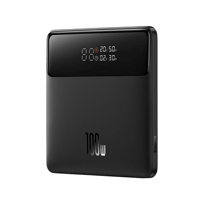 Baseus Blade Power Digital Display HD Edition 100W PD 20000 mAh Power Bank - Black