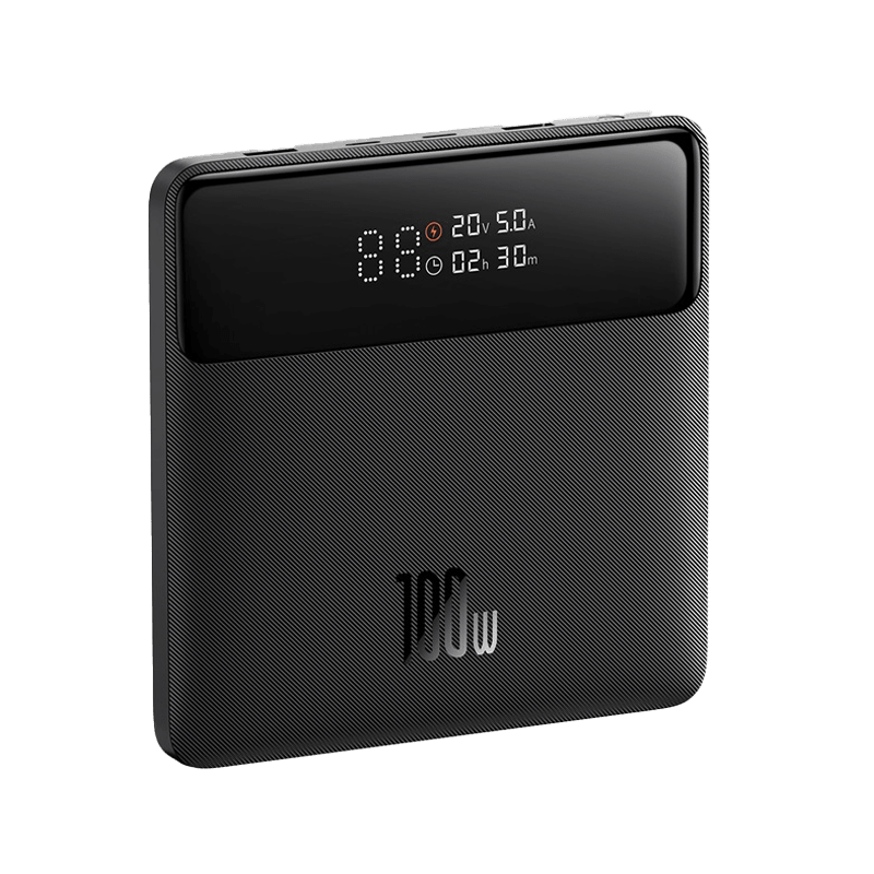 Baseus Blade Power Digital Display HD Edition 100W PD 20000 mAh Power Bank - Black