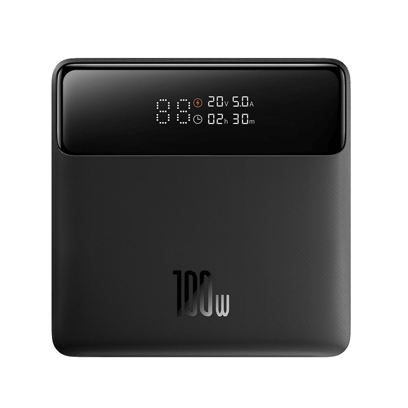 Baseus Blade Power Digital Display HD Edition 100W PD 20000 mAh Power Bank - Black