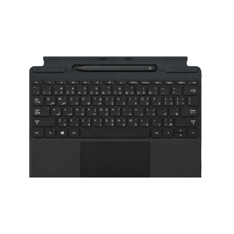 Microsoft Surface Pro X Keyboard (Arabic) - Black