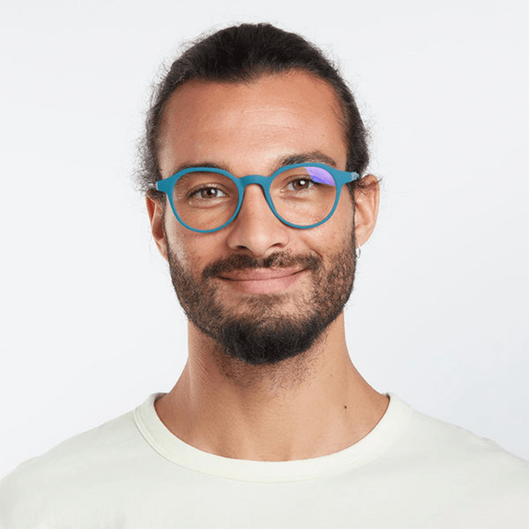 Barner Le Marais Man Screen Glasses - Steel Blue