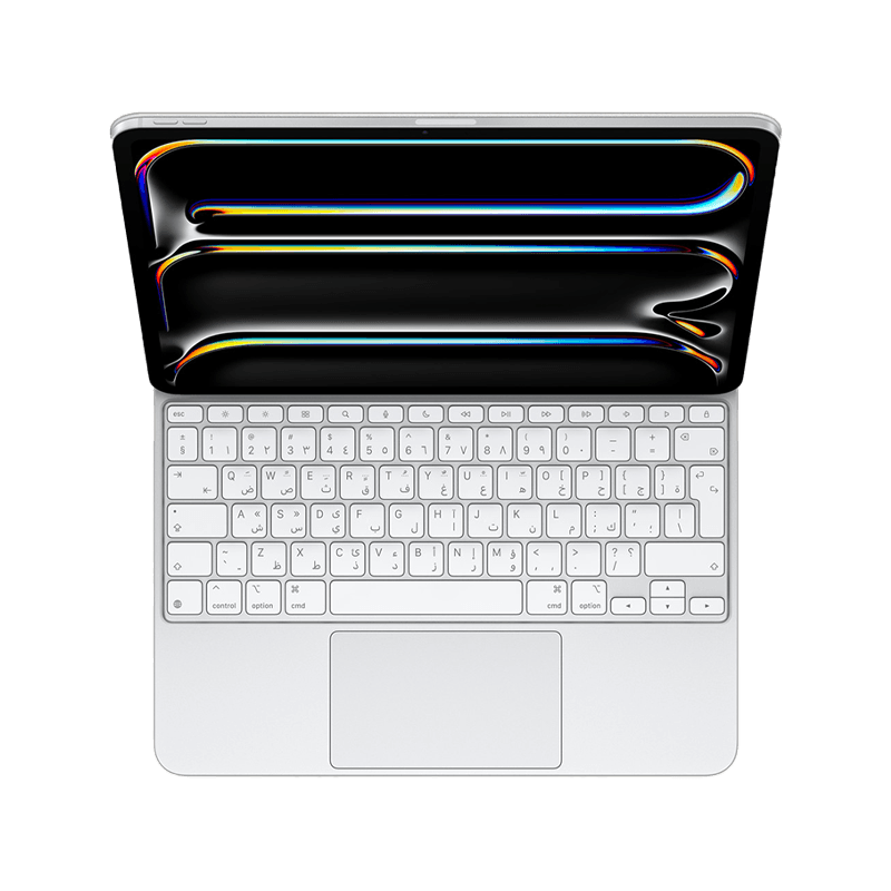 Apple Magic Keyboard for iPad Pro 13" M4 7th Gen - Arabic - White