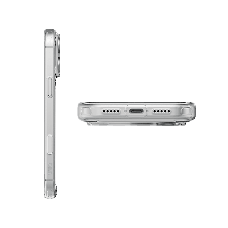 Uniq Hybrid Clearvue 360 Essential Bundle Pack (MagSafe Case + Screen Protector + Camera Lens Protector + 1M USB- C to C Cable) for iPhone 18 Pro