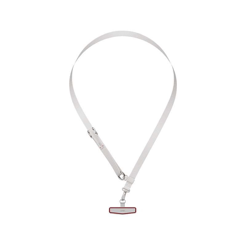 Uniq Vista Flex 2 in 1 Lanyard and Hand Strap - Mist Grey / Volt Orange