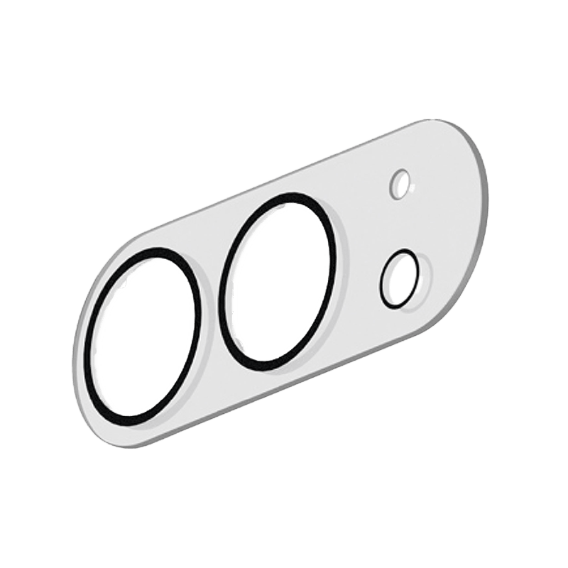 Smart Premium Ultraguard Camera Lens Protector for iPhone Duo - Clear