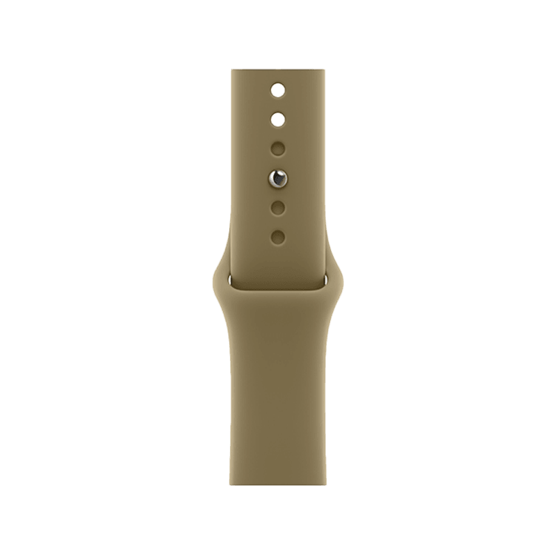 Apple Watch Series 12 GPS + Cellular 42mm Dark Bronze Aluminium Case with Olive Sport Band - M/L