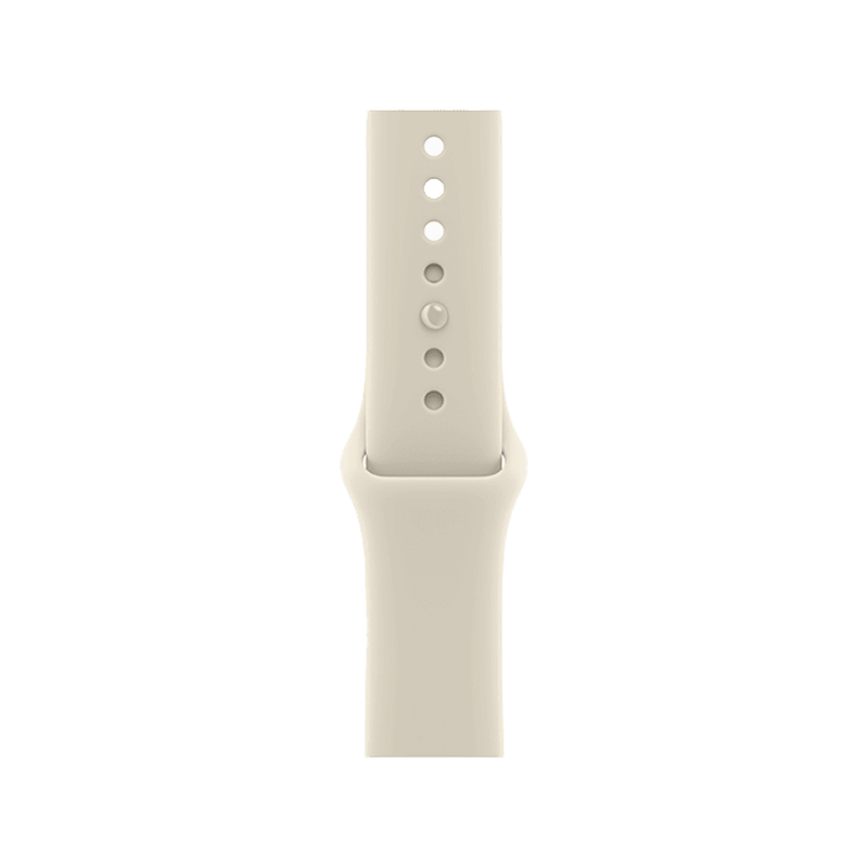 Apple Watch Series 12 GPS + Cellular 42mm Pearl White Ceramic Case with Sand Sport Band - S/M