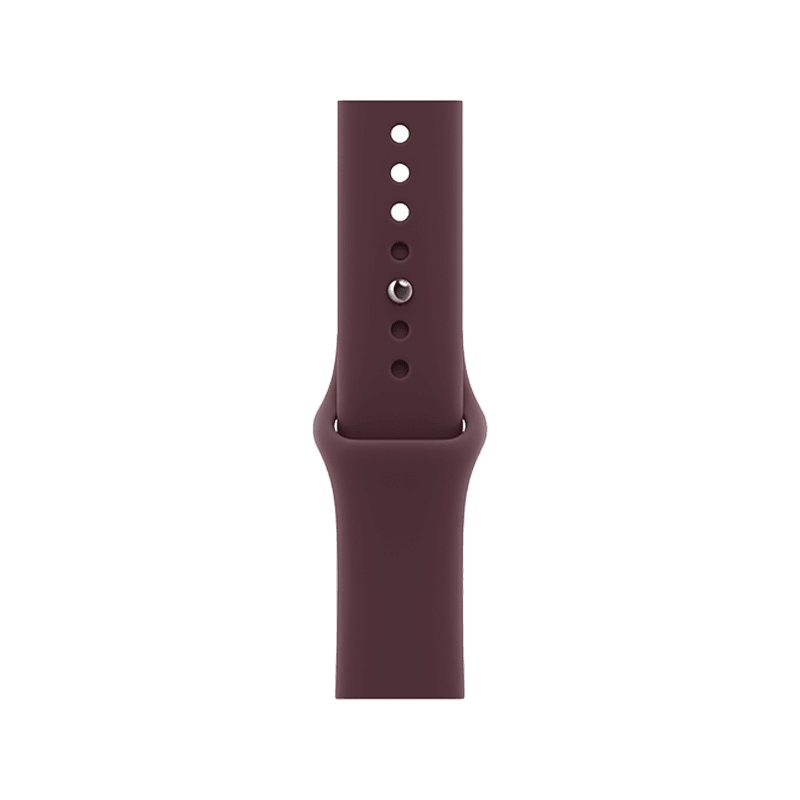 Apple Watch Series 12 GPS + Cellular 46mm Radiant Gold Titanium Case with Burgundy Sport Band - M/L