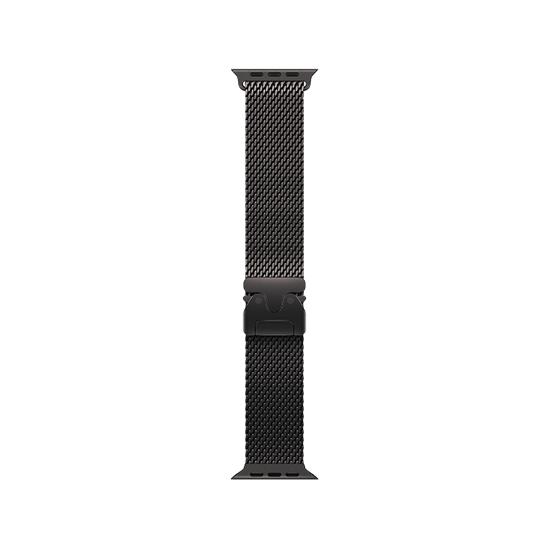 Apple Watch Ultra 4 GPS + Cellular 49mm Black Titanium Case with Black Titanium Milanese Loop - L