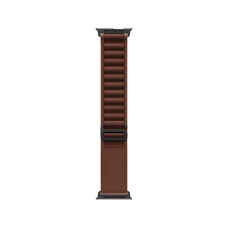 Apple Watch Ultra 4 GPS + Cellular 49mm Black Titanium Case with Burgundy Alpine Loop - M