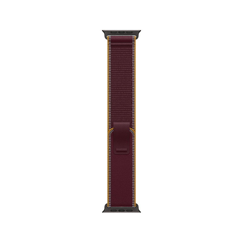 Apple Watch Ultra 4 GPS + Cellular 49mm Black Titanium Case with Burgundy Trail Loop - S/M