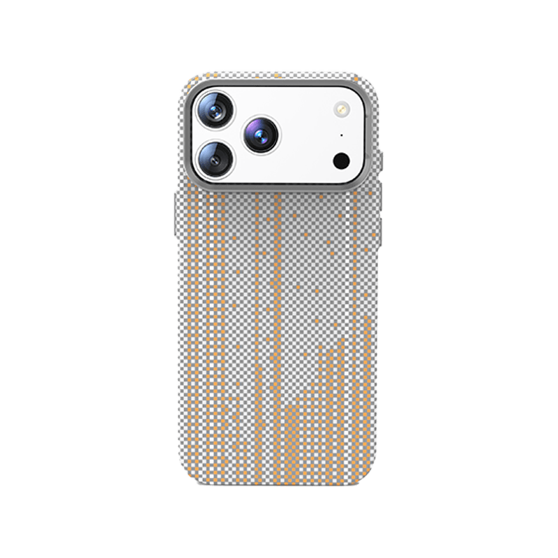 Goui Kevlar Close Case for iPhone 18 Pro Max - Grey / Gold