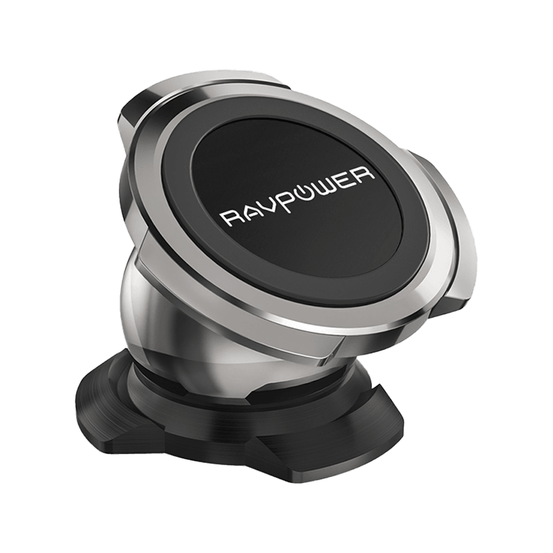 RavPower Ultra Compact Magnetic Car Mount Aluminum Black