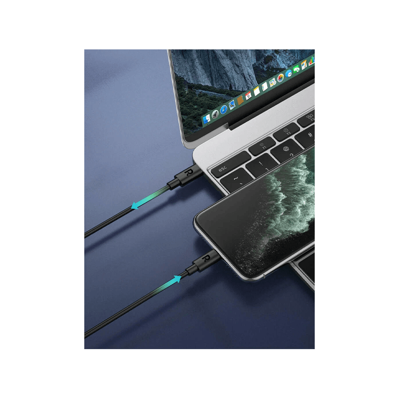 RavPower USB-C to Lightning Cable 1M - Black