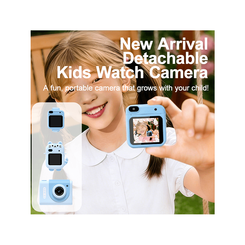 My Cam 3-In-1 Kids Smart Watch Camera Set - Blue