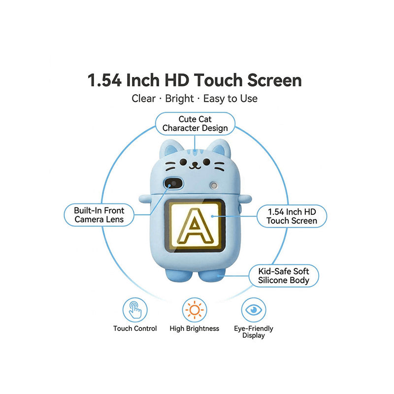 My Cam 3-In-1 Kids Smart Watch Camera Set - Blue