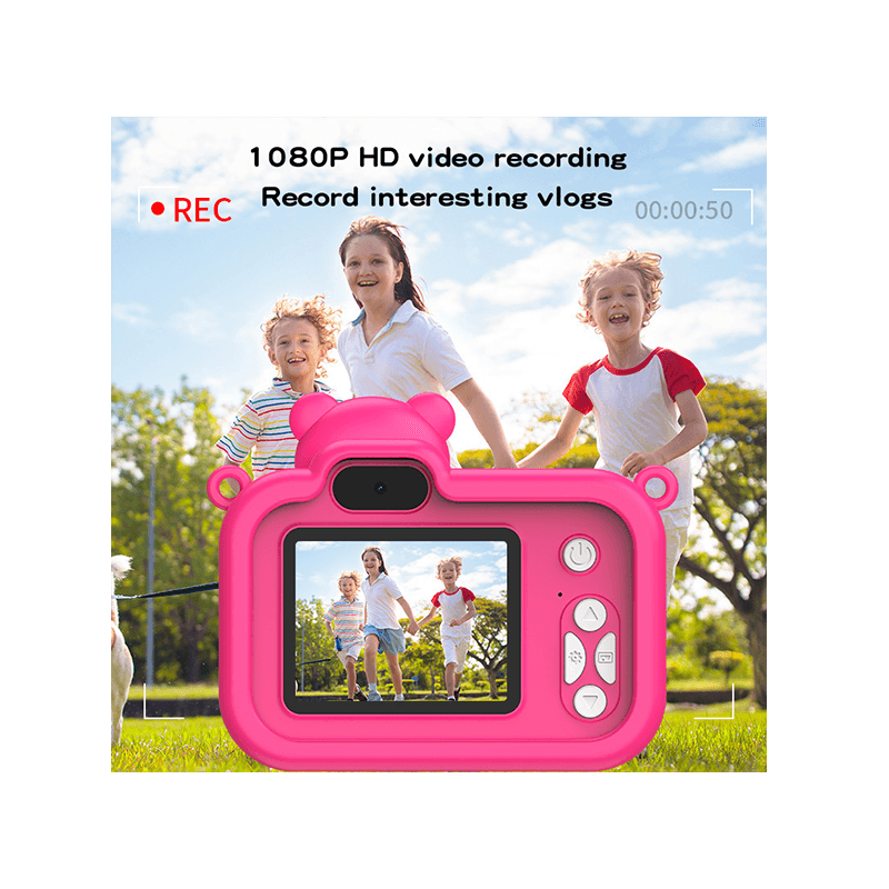 My Cam 2.0 Inch Kids Camera - Red Bear