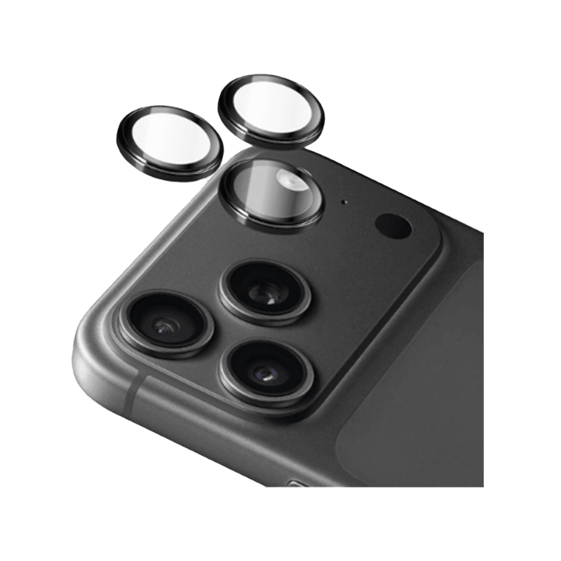 Torrii BodyGlass Camera Lens Protector With Aluminium Ring for iPhone 18 Pro & 18 Pro Max - Black