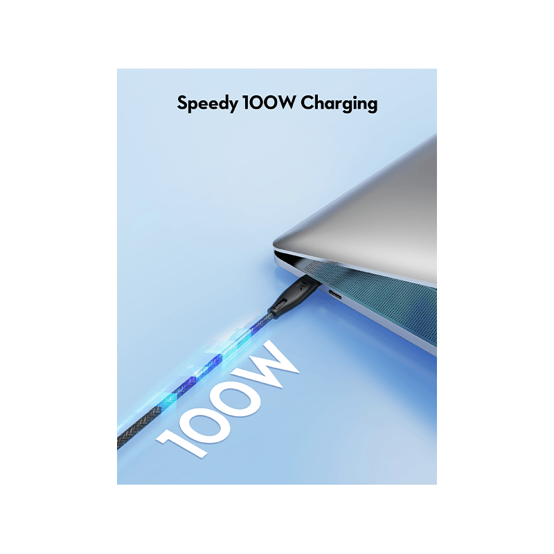 RavPower 100W USB-C to USB-C Cable 1.5m - Black