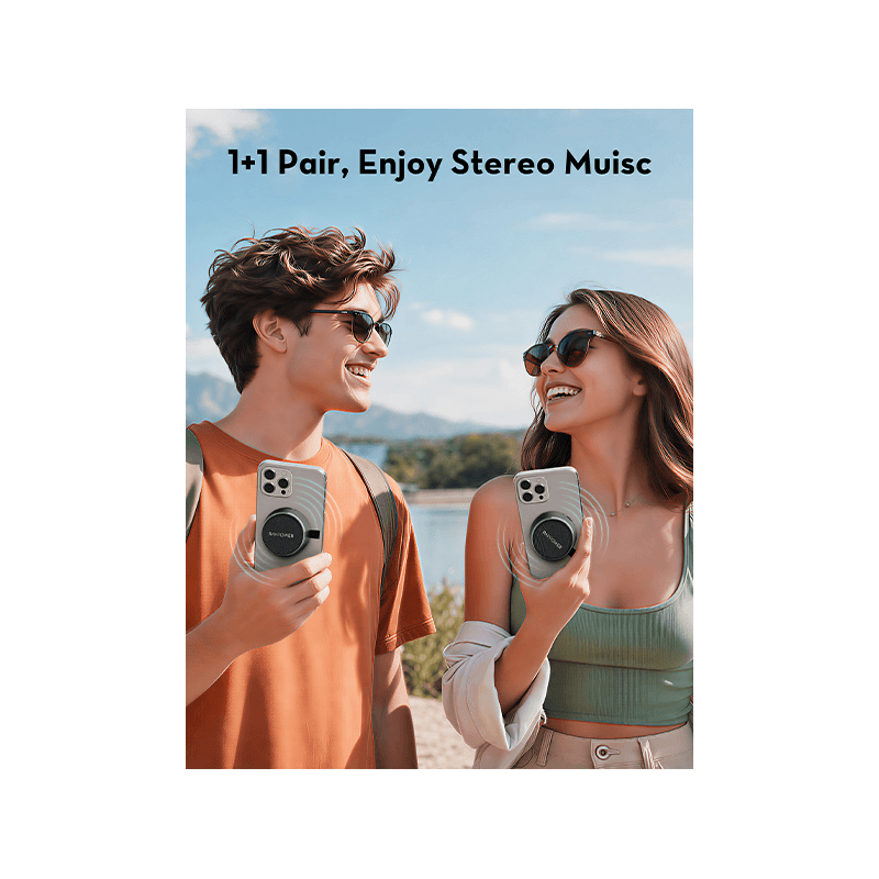 RavPower 5W Magnetic Bluetooth Speaker - Black