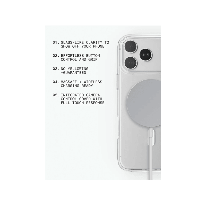 BodyGuardz Accent MagSafe Clear Case for iPhone 18 Pro Max