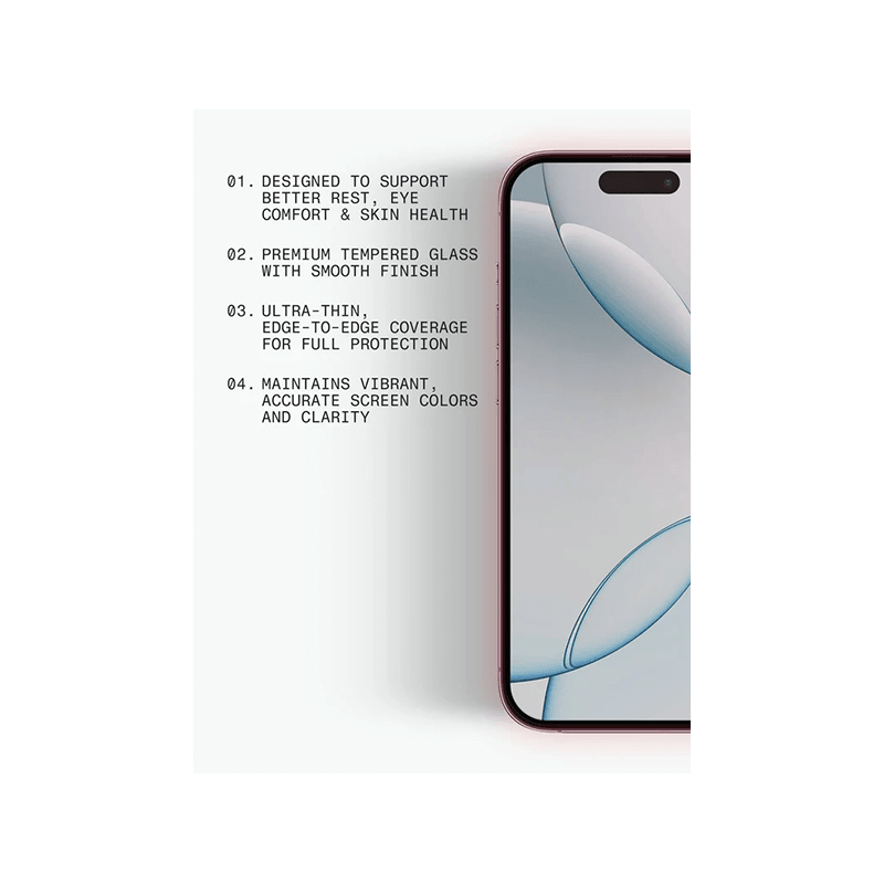 BodyGuardz Red Light Converter Privacy Glass Screen Protector for iPhone 18 Pro