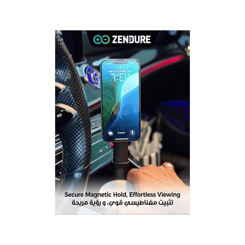 Zendure SC01 Magsafe Car Cup Holder Mount - Black