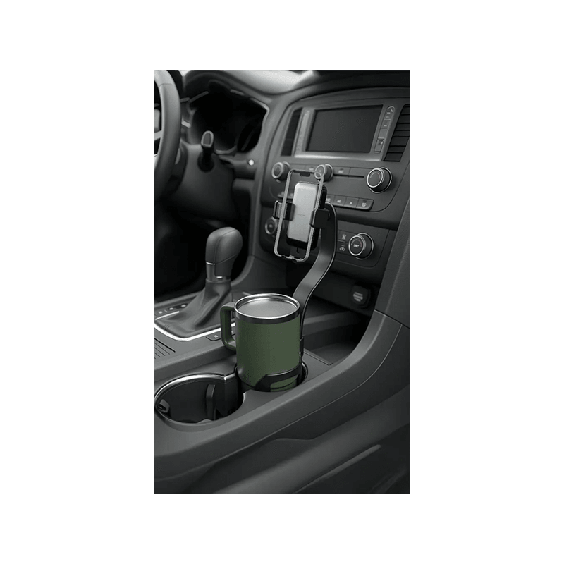 Green Lion Flexgrip Car Cup Holder Phone Mount - Black
