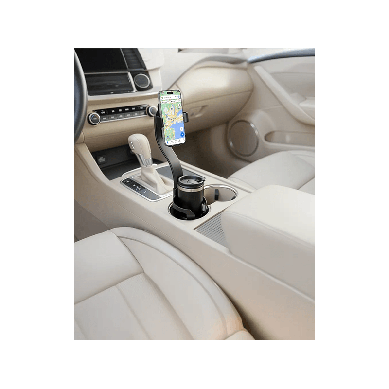 Green Lion Flexgrip Car Cup Holder Phone Mount - Black