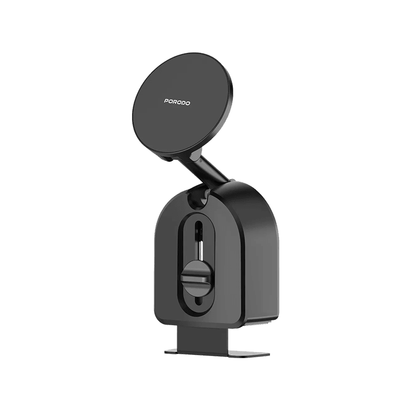Porodo Spinza Adjustable Magnetic Phone Holder - Black