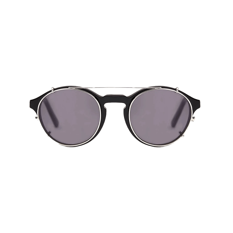 Barner Shoreditch Man Clip-On For Sun - Silver & Smoke