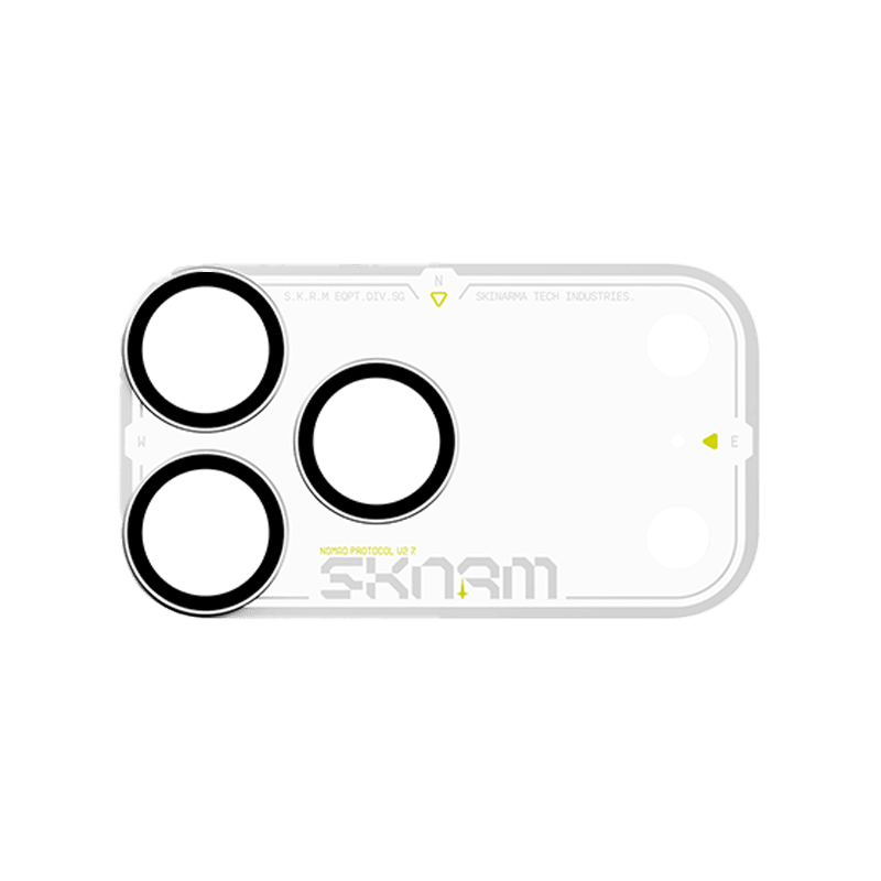 Skinarma Atlas Aluminium Camera Lens Protector for iPhone 18 Pro Max - White