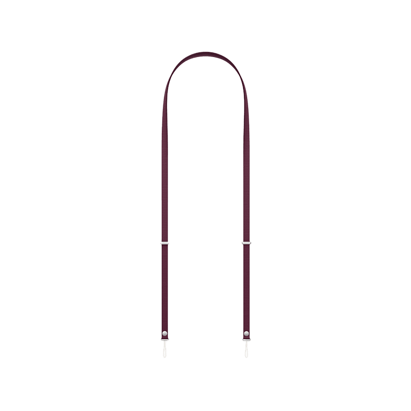 Apple Crossbody Strap - Burgundy