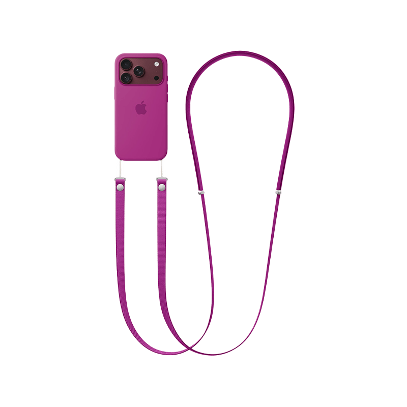 Apple Crossbody Strap - Magenta