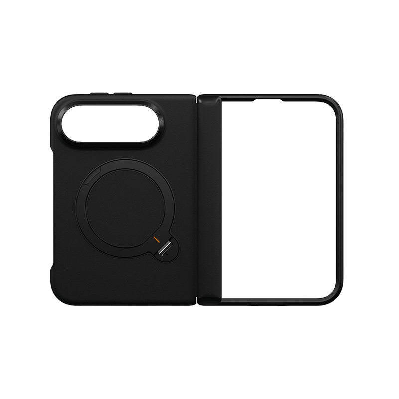 Uniq Hybrid Elix MagSafe Case With Movion 360 Rotating Kick Stand for iPhone Duo - Dallas Black
