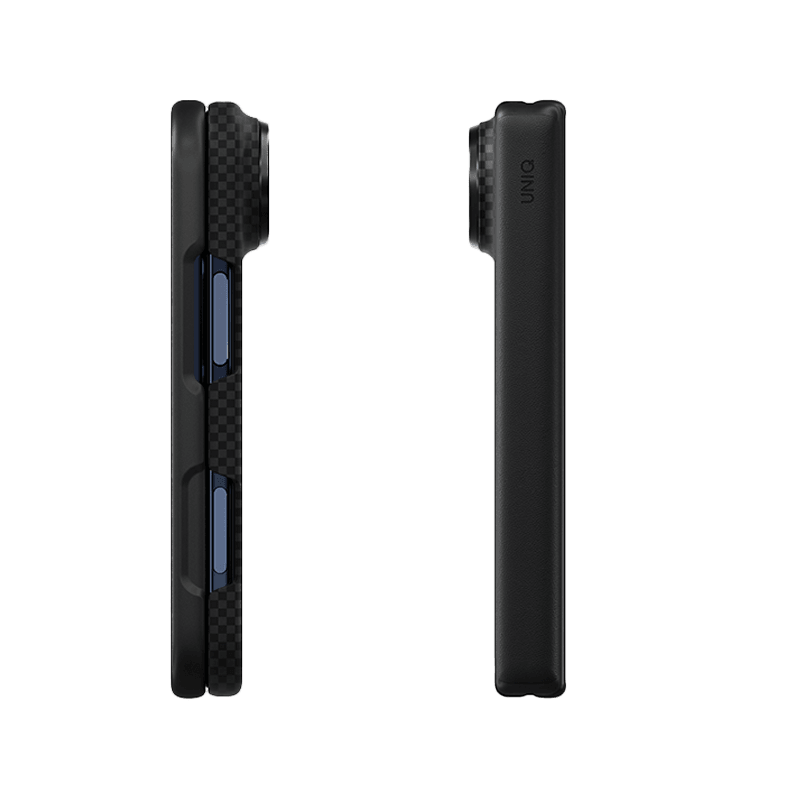 Uniq Hybrid Keva Edge MagSafe Case for iPhone Duo - Carbon Black