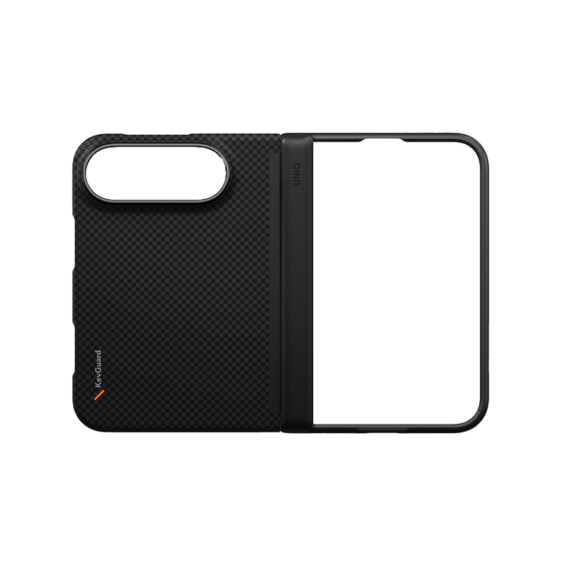 Uniq Hybrid Keva Edge MagSafe Case for iPhone Duo - Carbon Black