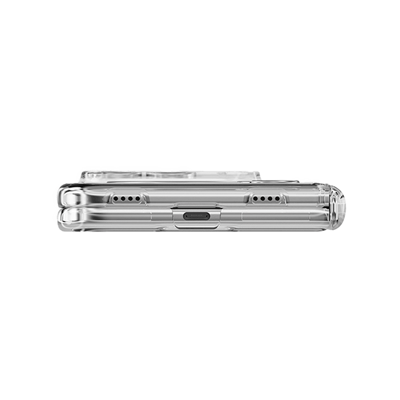 Uniq Hybrid Velix MagSafe Case With 360 Rotating Kick Stand for iPhone Duo - Lucent Clear