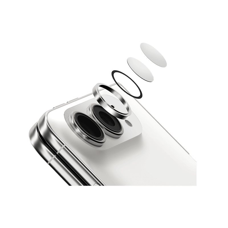 Uniq Optix AluGuard Camera Lens Protector for iPhone Duo - Sonic Silver
