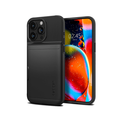 Spigen Armor Slim Case for iPhone 15 Pro Max - Black